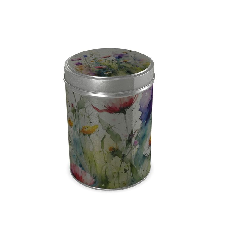 Meadow Flowers Cylinder Tins