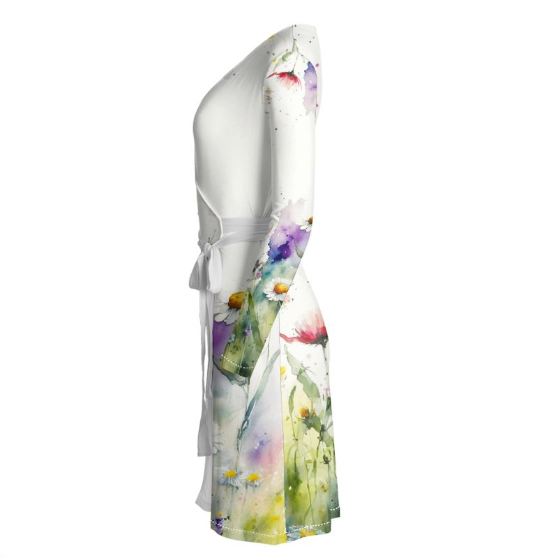 Meadow Flowers Wrap Dress