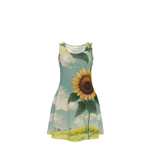 Sunflower Skater Dress