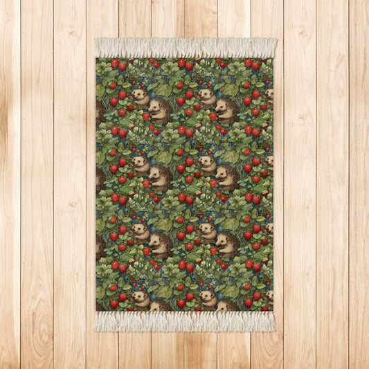 Berry Patch Hedgehogs Rugs