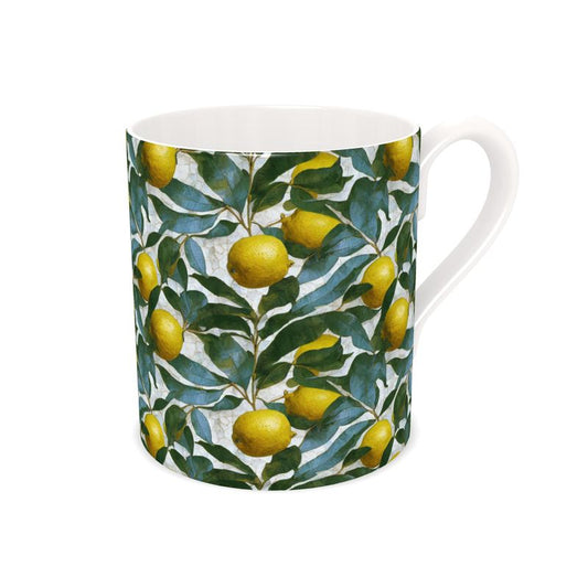 Lemon Grove Mosaic Bone China Mug