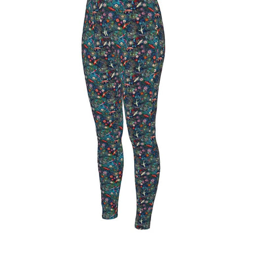 Koi Garden Oasis High Waisted Leggings