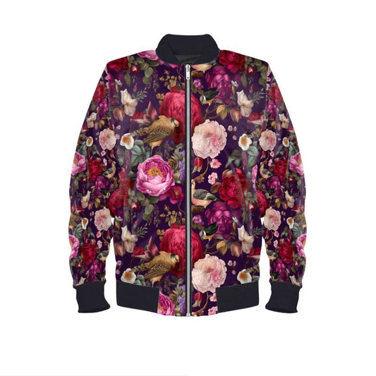 Songbird Garden Ladies Bomber Jacket