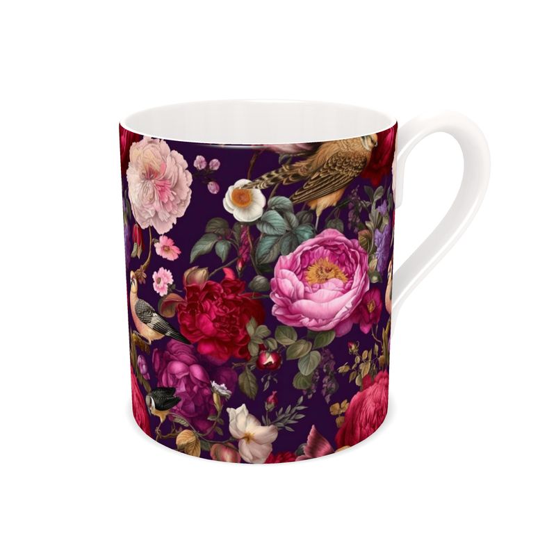 Songbird Garden Bone China Mugs