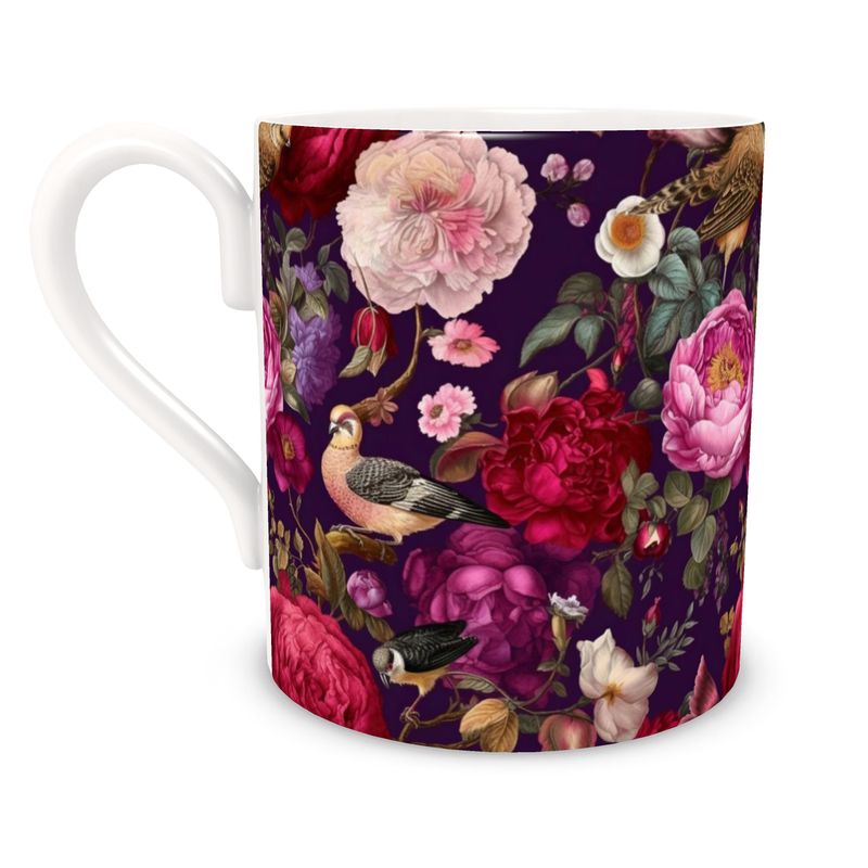 Songbird Garden Bone China Mugs