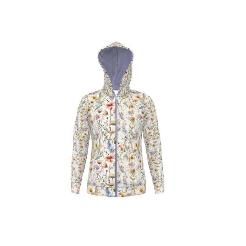 Whispering Meadow Blossoms Hoodie