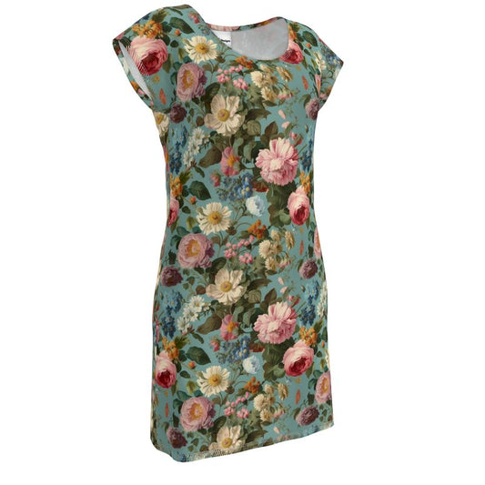 Rose Garden Ladies Tunic T-Shirt