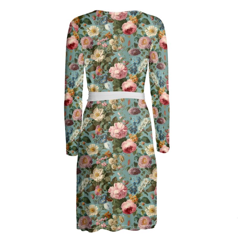 Rose Garden Wrap Dress