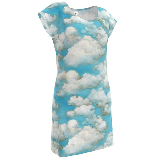 Sky Dreams Cloudscape Ladies Tunic T-Shirt