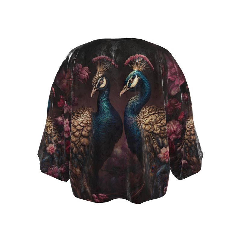 Peacock Fantasy Enchantment Kimono Jacket