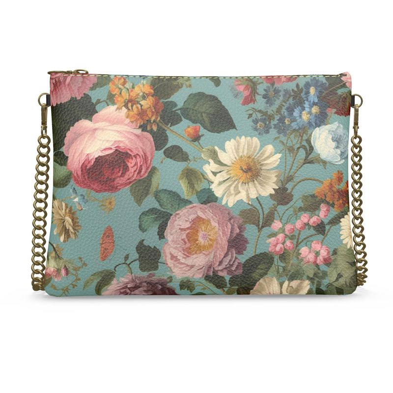 Rose Garden Cross Body Bag with Chain