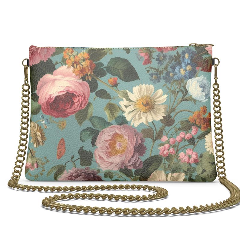 Rose Garden Cross Body Bag with Chain