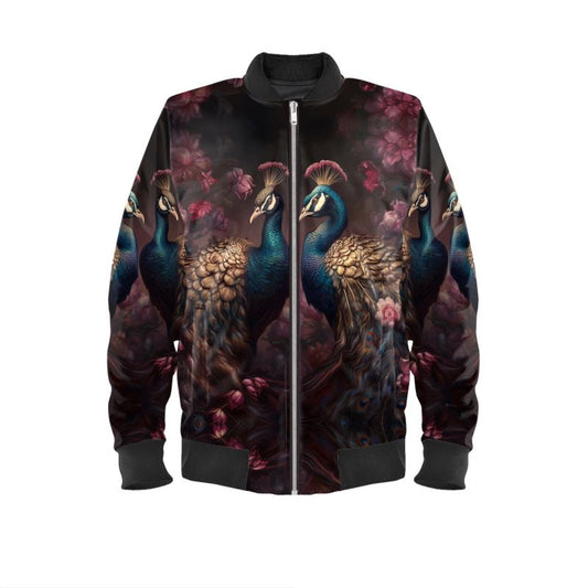 Peacock Fantasy Enchantment Mens Bomber Jacket