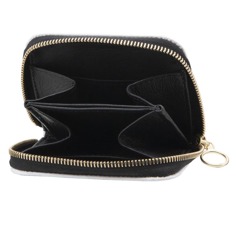 Patchwork Delight Tapestry Small Leather Zip Purse