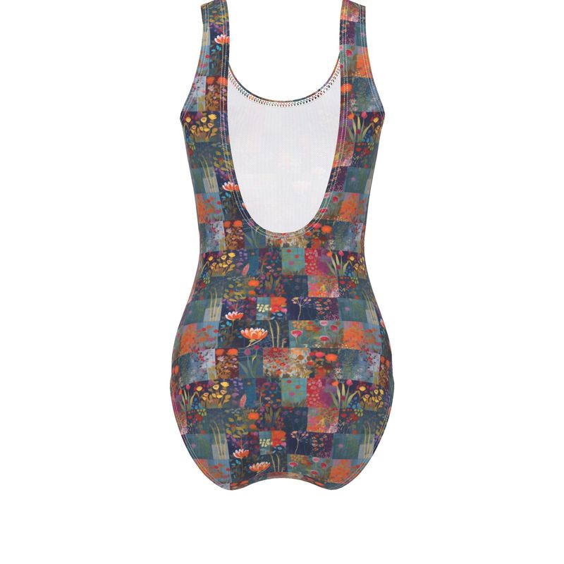 Indigo Patchwork Delight Swimsuit