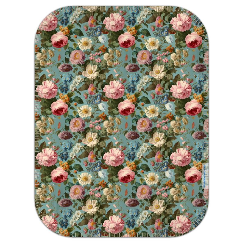 Rose Garden Single Layer Blankets