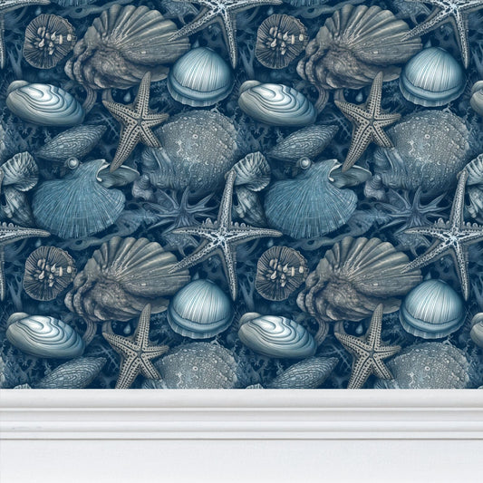 Starfish Repeat Pattern Wallpaper