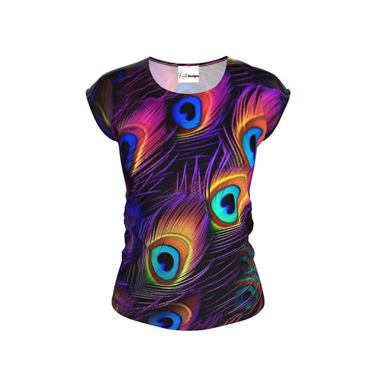 Neon Peacock Ladies Loose Fit T-Shirt