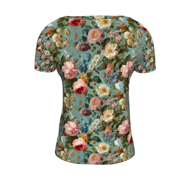 Rose Garden Ladies Scoop Neck T-Shirt