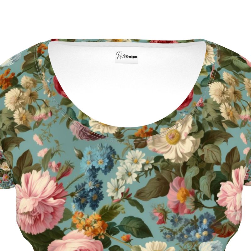 Rose Garden Ladies Scoop Neck T-Shirt