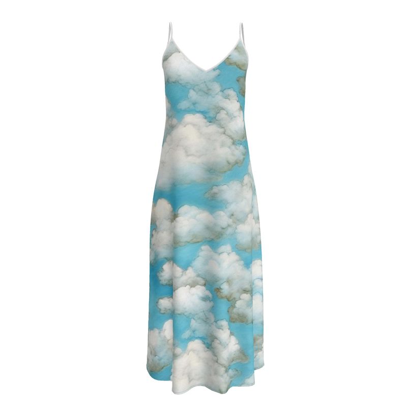 Sky Dreams Cloudscape Slip Dress