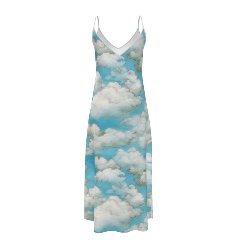 Sky Dreams Cloudscape Slip Dress
