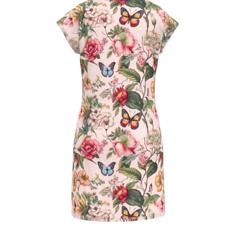 Rose Garden Ladies Tunic T Shirt