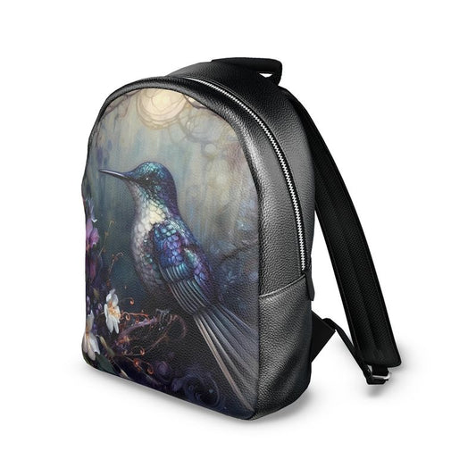 Moonlit Hummingbird Colville Leather Backpack