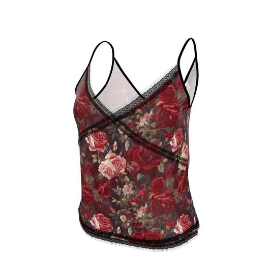 Red Rose Medley Camisole Top