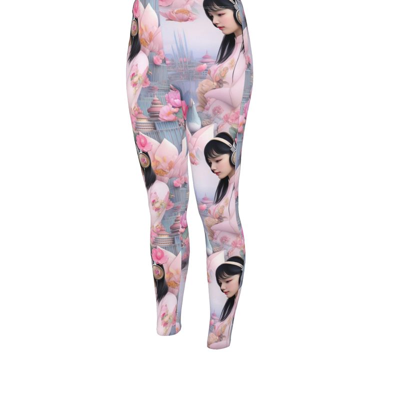 Cloud City Girl High Waisted Leggings