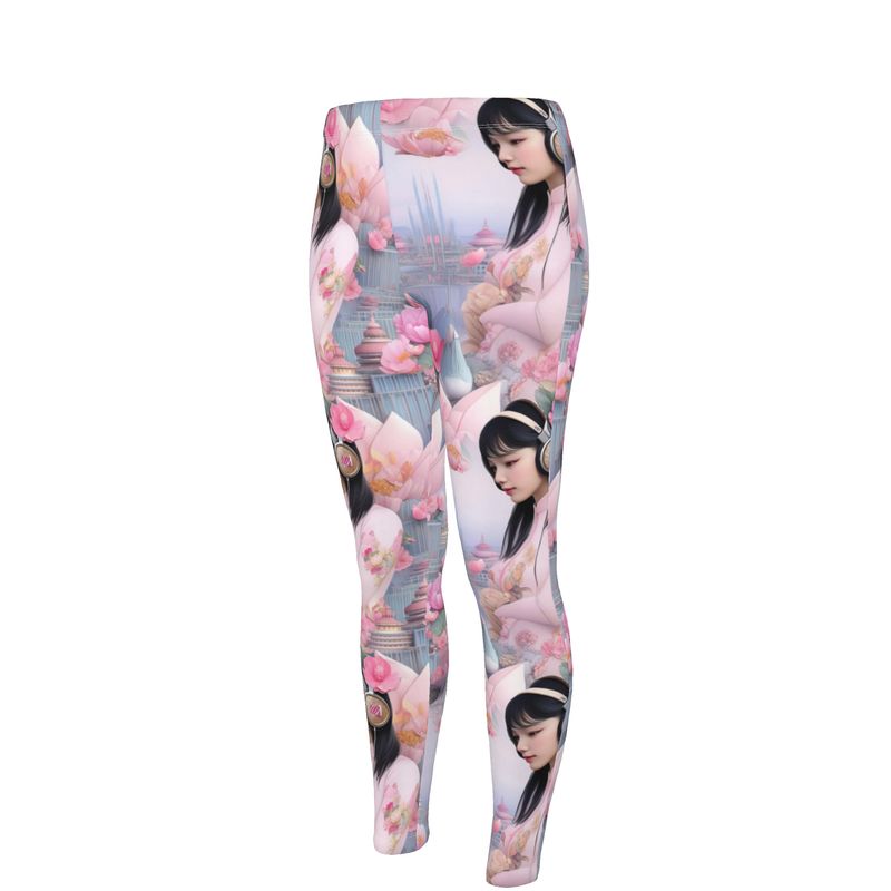 Cloud City Girl High Waisted Leggings