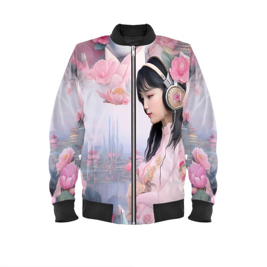 Cloud City Girl Ladies Bomber Jacket