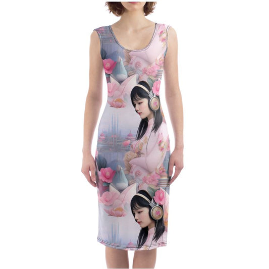 Cloud City Girl Bodycon Dress