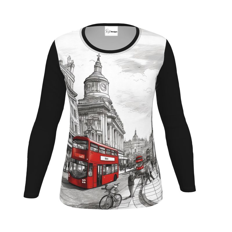 London Town Womens Long Sleeve T-Shirt