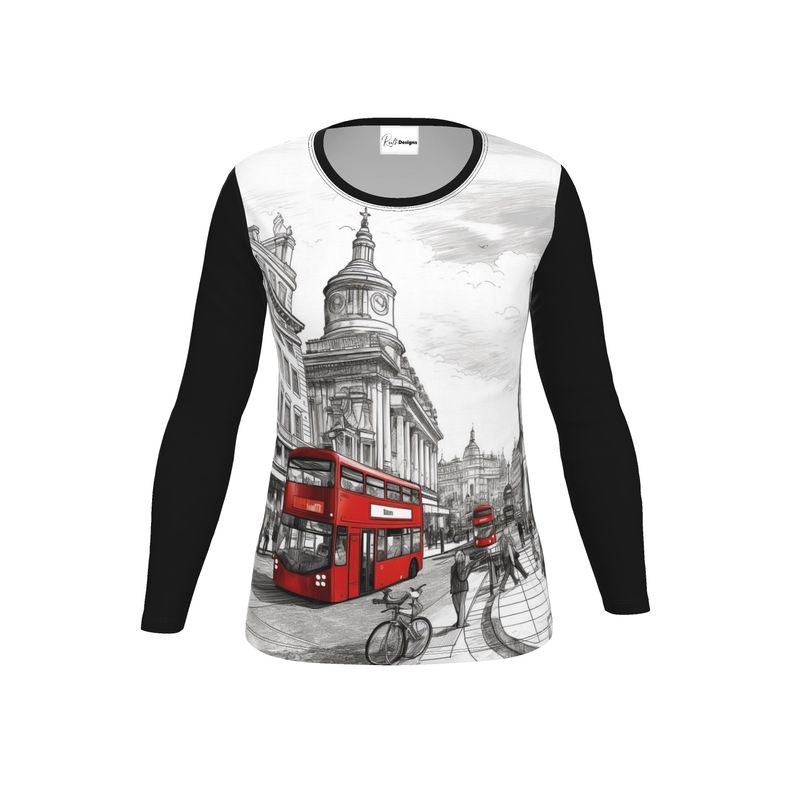 London Town Womens Long Sleeve T-Shirt