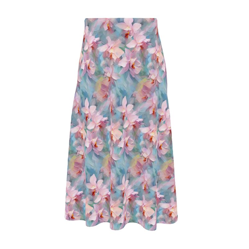 Patel Orchid Dream Midi Skirt