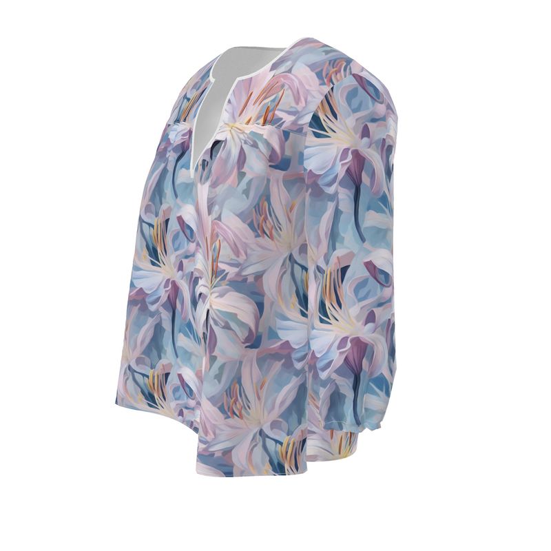 Springtime Lily Womens Blouse