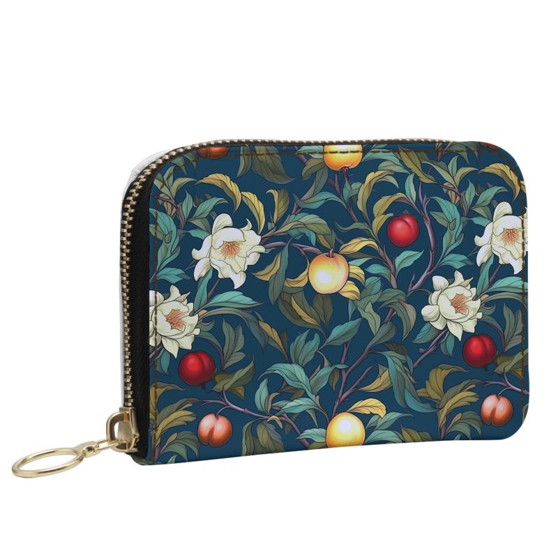 Plum Orchard Small Leather Zip Purse