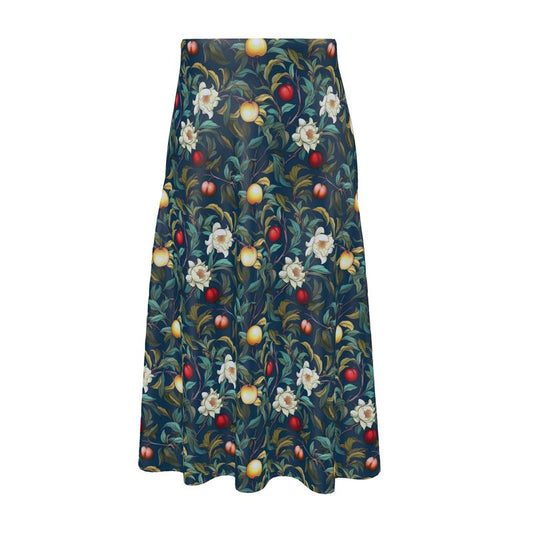 Plum Orchard Midi Skirt