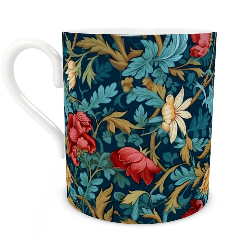 Artisanal Bloom Bone China Mug