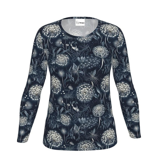 Dandelion Womens Long Sleeve T-Shirt