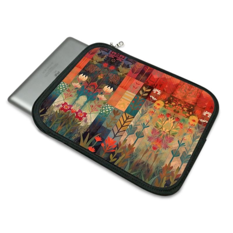 Warm Reds Herbarium iPad Slip Case