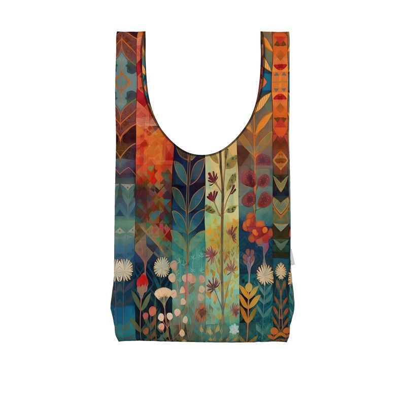 Impressionist Garden Parachute Shopping Bag