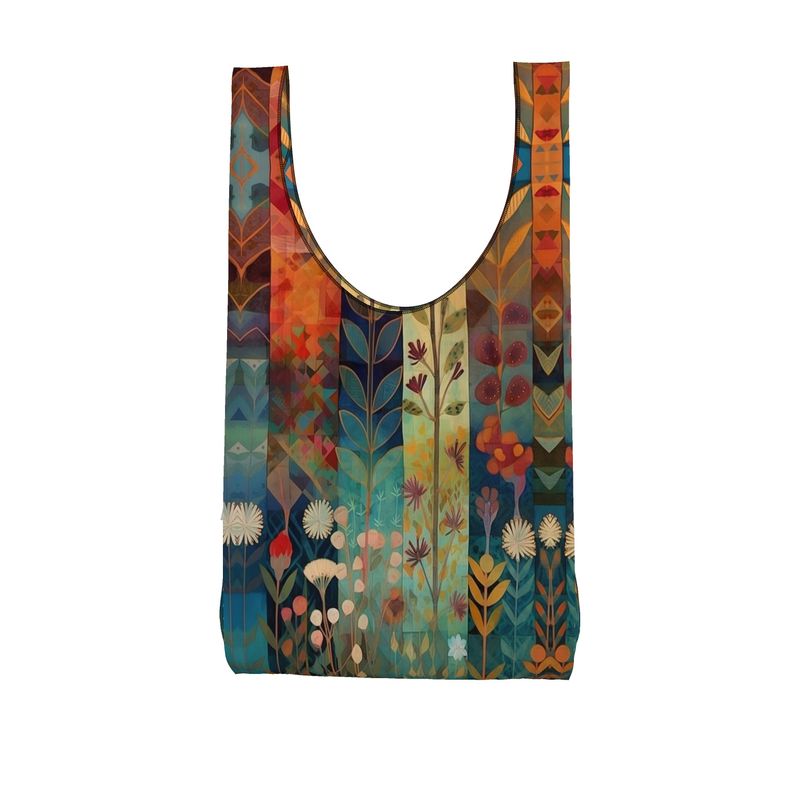 Impressionist Garden Parachute Shopping Bag