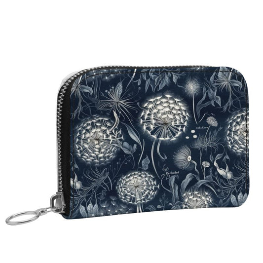 Dandelion Small Leather Zip Purse