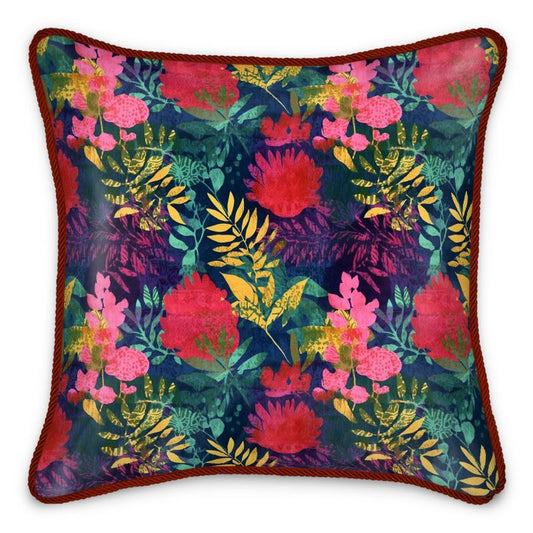 Botanic Gelli Burst Silk Cushions