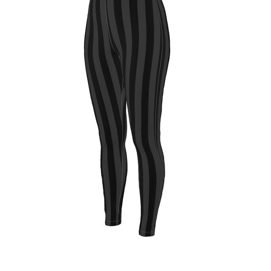 Haunted Stripes High Waisted Leggings