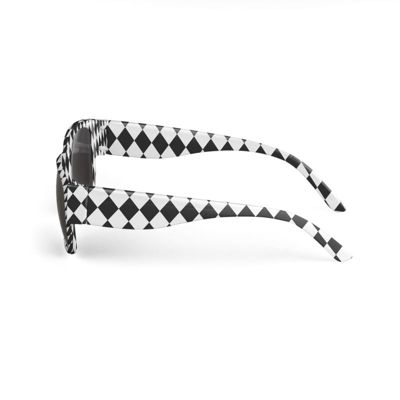 Monochrome Harlequin Sunglasses