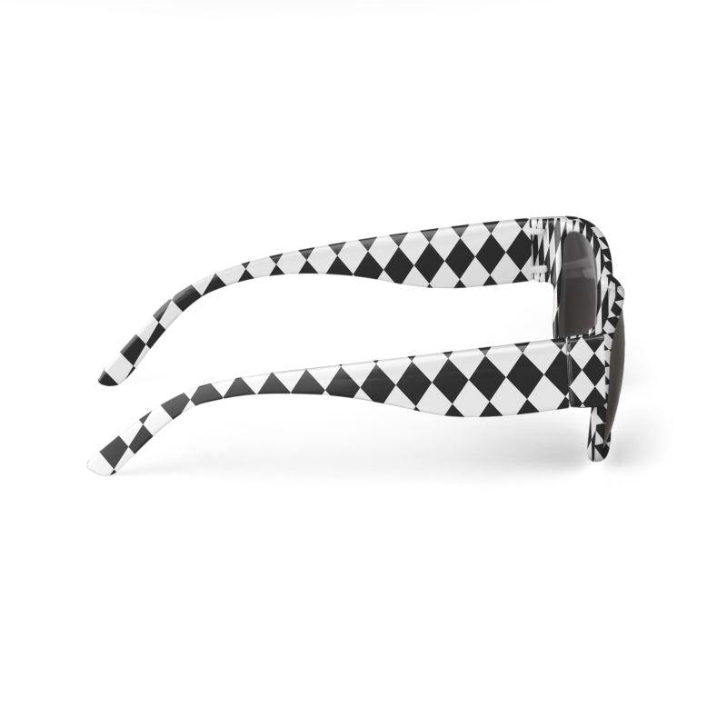 Monochrome Harlequin Sunglasses