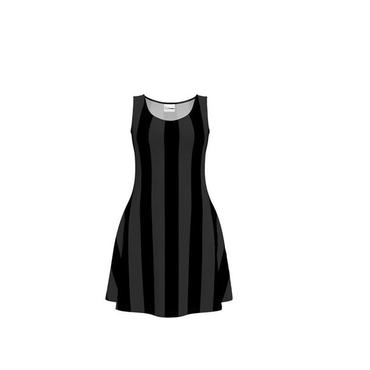 Haunted Stripes Skater Dress